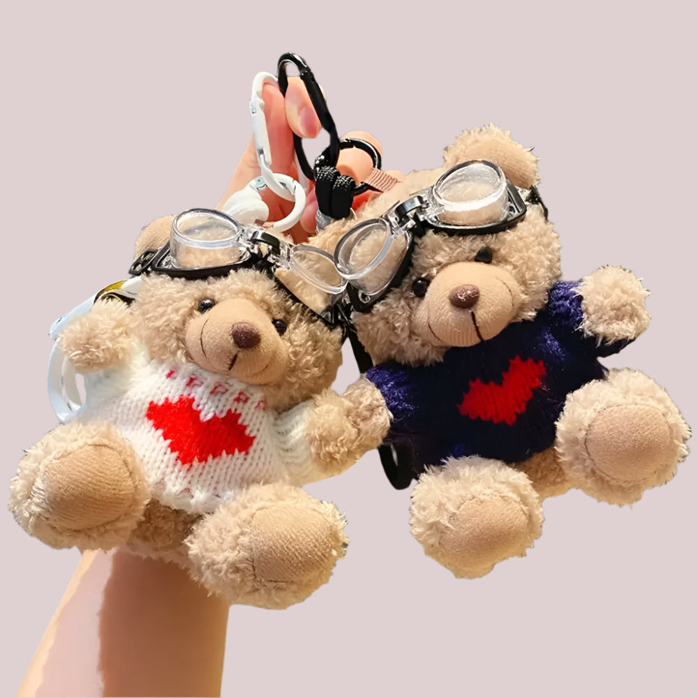 Cute Teddy Bear Keychain