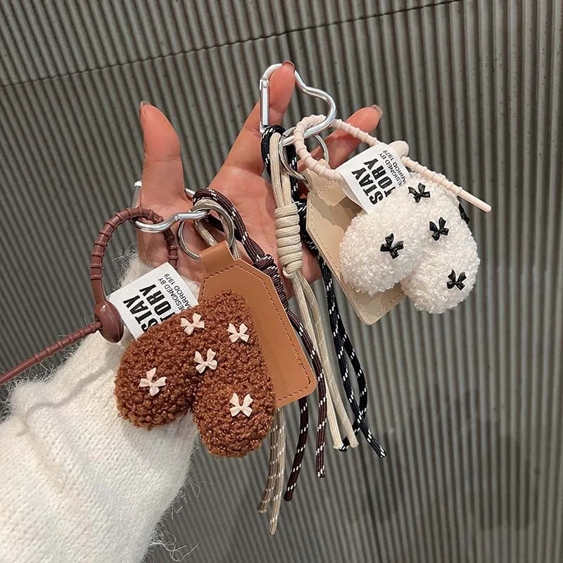 Heart Plush Bag Charm