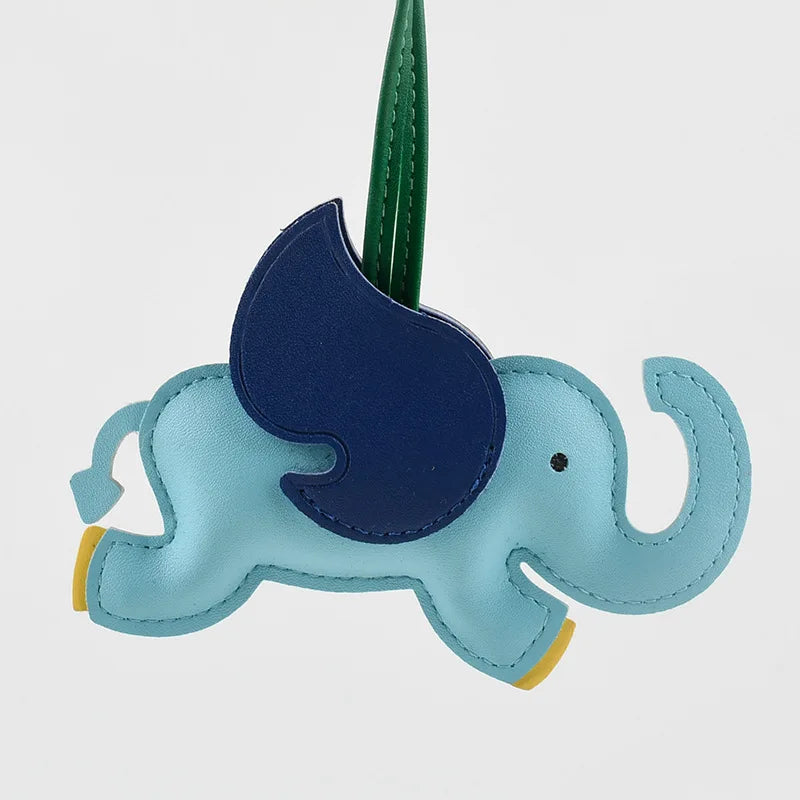 Elephant Leather Handmade Bag Charm