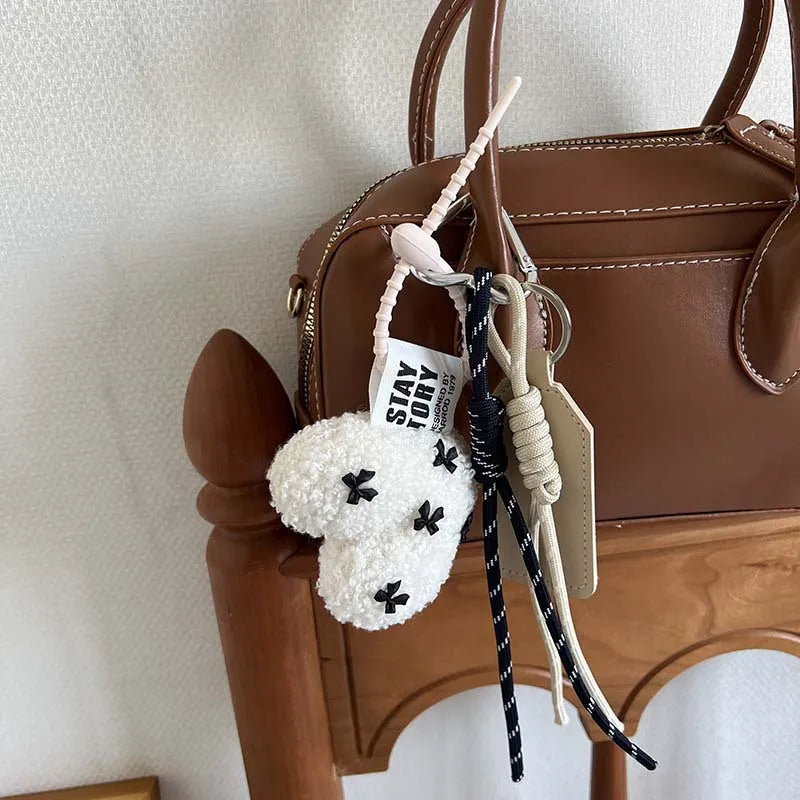 Heart Plush Bag Charm