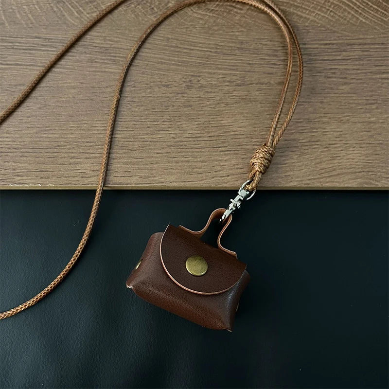 Leather Mini Handbag Charm